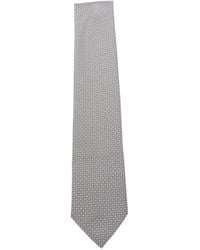 Errico Formicola - Micro-Patterned Silk Tie - Lyst