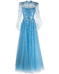 Jenny Packham - Meadow Sweet Sequin-embellished Gown - Lyst