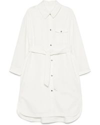 Yves Salomon - Denim Midi Dress - Lyst