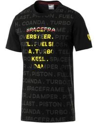 PUMA - X Scuderia Ferrari Big Shield T-Shirt - Lyst