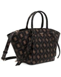 Guess - Allegra Monogram-Print Tote Bag - Lyst