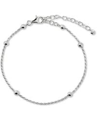 Monica Vinader - Beaded Rope-Chain Bracelet - Lyst