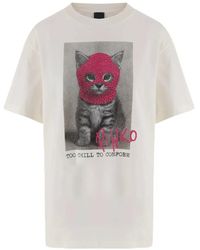 Pinko - Graphic-Print T-Shirt - Lyst