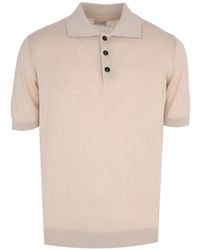 Pal Zileri - Open-Knit Cotton Polo Shirt - Lyst