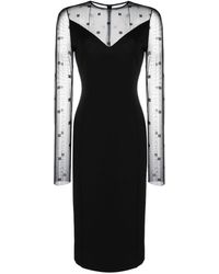 Givenchy - Logo-jacquard Midi Dress - Lyst