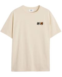 Maison Kitsuné - Double Fox Head T-Shirt - Lyst