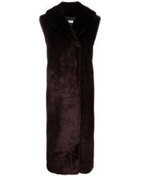 Philosophy Di Lorenzo Serafini - Abrigo de piel artificial sin mangas - Lyst