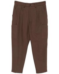 Eleventy - Pocket Pleated Trousers - Lyst