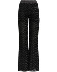 Missoni - Pantalon ample à motif zigzag - Lyst