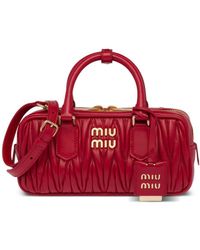 Miu Miu - Arcadie Matelassé Nappa-leather Bag - Lyst