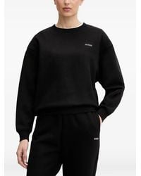 Guess - Logo-Embroidered Sweatshirt - Lyst