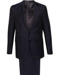 Canali - Peak-lapels Single-breasted Suit - Lyst