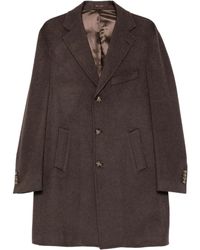 Barba Napoli - Button-Fastening Coat - Lyst
