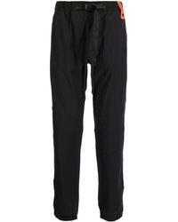 Parajumpers Belted-waist Straight-leg Trousers - Black