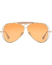 Dolce & Gabbana - X Ray-Ban Double-Frame Pilot Sunglasses - Lyst