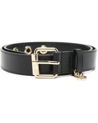 Maje - Leather Belt With Miss M Buckle - Lyst