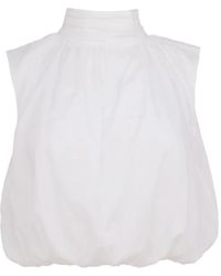 Azeeza - Imara High-Neck Blouse - Lyst