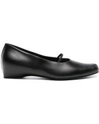 The Row - Marion Leather Ballet Flats - Lyst