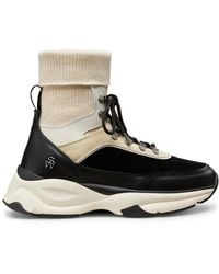 Stuart Weitzman - Sw Hiker High-Top Trainer - Lyst