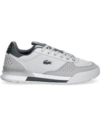 Lacoste - Slam Break Logo-Patch Panelled Sneakers - Lyst