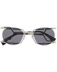 Marcelo Burlon - Mutisia Geometric-frame Sunglasses - Lyst
