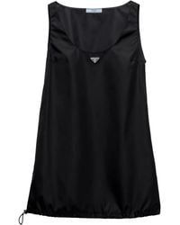Prada - Re-Nylon Mini-Dress - Lyst