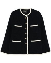 Thelaurent - Button-Up Tweed Jacket - Lyst