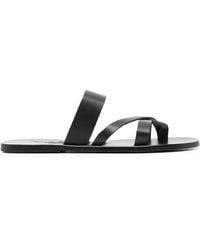 Ancient Greek Sandals - Jason Cross-Strap Leather Sandals - Lyst