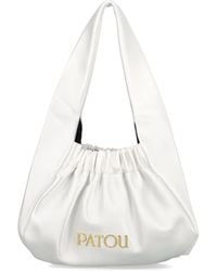 Patou - Le Biscuit Satin Shoulder Bag - Lyst
