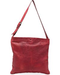 SOMMET - Large Lidia Buckle-Strap Leather Shoulder Bag - Lyst