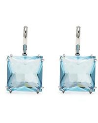 Swarovski - Millenia Square-Cut Crystal Earrings - Lyst