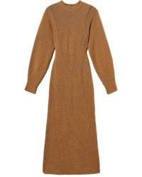 Twinset - Lurex-Knit Ribbed Dress - Lyst