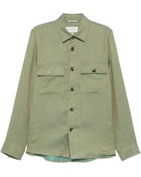 Jacob Cohen - Herringbone-Weave Button-Up Jacket - Lyst
