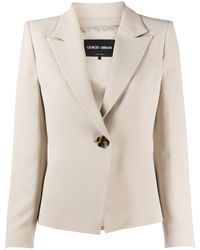 Giorgio Armani Single Breasted Blazer - Multicolour