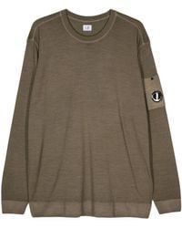 C.P. Company - Wollen Trui Met Lens-Detail - Lyst