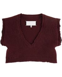 Maison Margiela - Cotton Cropped Top - Lyst