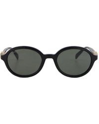 Gucci - Round Logo Sunglasses - Lyst