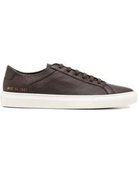 Common Projects - Leather Lace-Up Sneakers - Lyst