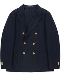 Slowear - Double-Breasted Blazer - Lyst