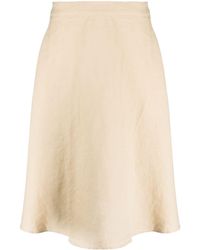 Polo Ralph Lauren - Linen A-line Midi Skirt - Lyst