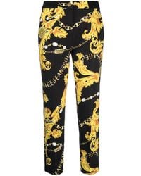 Versace - Logo Couture-print Trousers - Lyst
