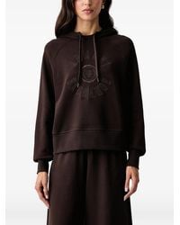 ARMANI EXCHANGE - Logo-Embroidered Raglan-Sleeves Hoodie - Lyst
