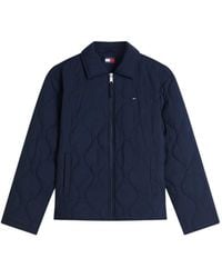 Tommy Hilfiger - Quilted Zip-Up Bomber Jacket - Lyst