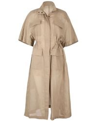 Brunello Cucinelli - Utility Shirt Midi Dress - Lyst