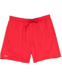 Lacoste - Drawstring Swim Shorts - Lyst