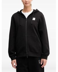 EA7 - Hoodie À Fermeture Zippée - Lyst