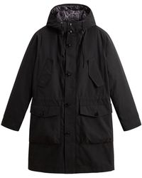 Woolrich - Peach Parka Coat - Lyst
