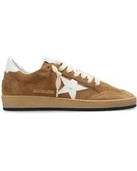 Golden Goose - Ball Star Star-patch Suede Sneakers - Lyst