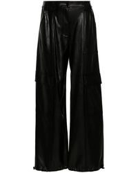 Jonathan Simkhai - Sofia Faux-Leather Cargo Trousers - Lyst