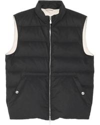 Eleventy - Quilted Gilet - Lyst